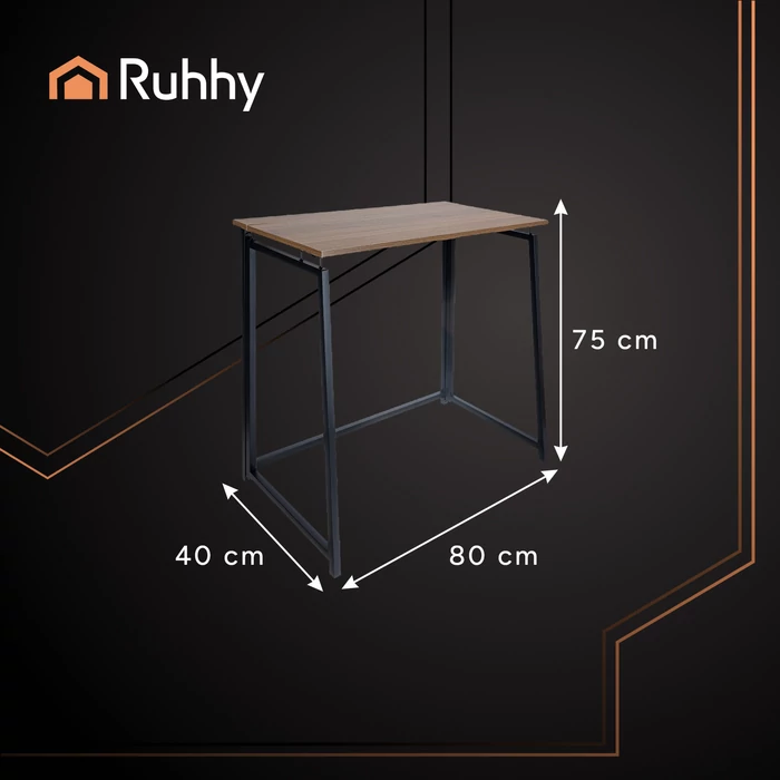 Összecsukható íróasztal, barna