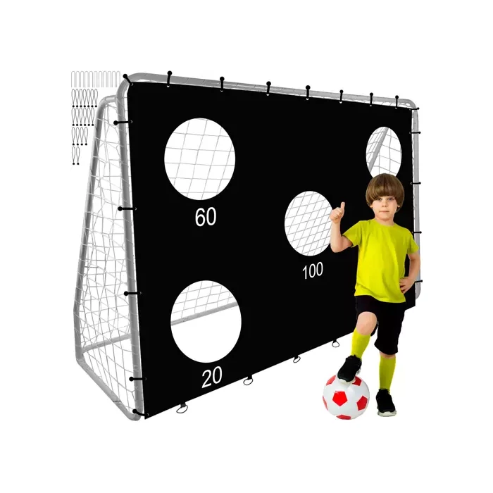 Futballkapu célzószőnyeggel