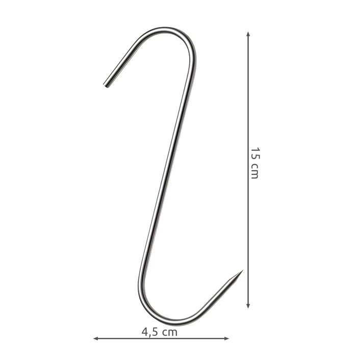 Füstölő horog, 15db