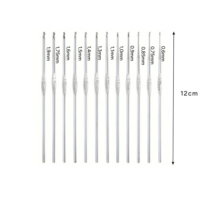 58 részes horgolókészlet tokban