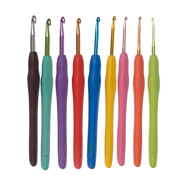 58 részes horgolókészlet tokban