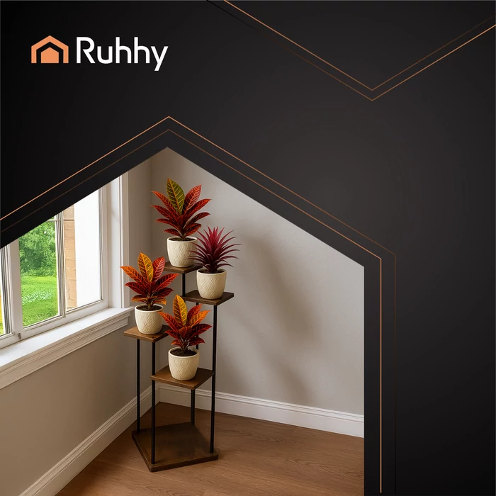 5 szintes loft virágállvány