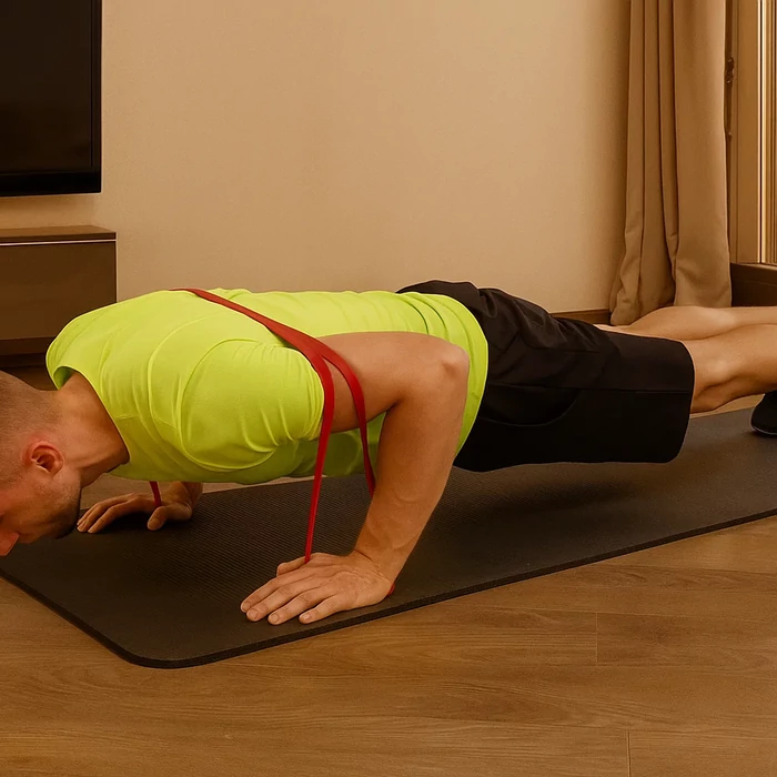 Fitnesz gumiszalag szett edzéstervvel