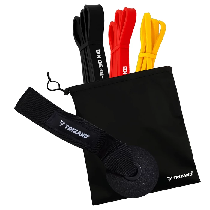 Fitnesz gumiszalag szett edzéstervvel