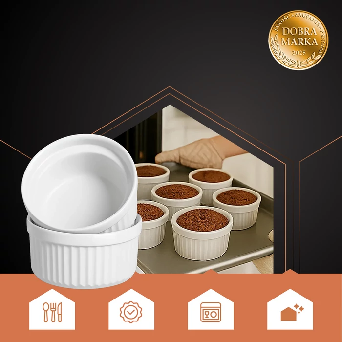 6 darabos ramekin sütőtál készlet