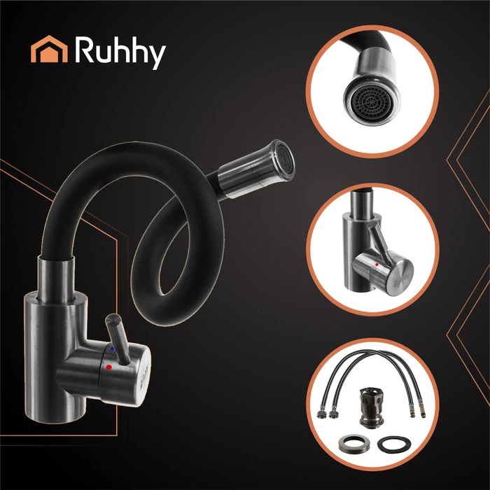 Konyhai csaptelep flexibilis kifolyóval