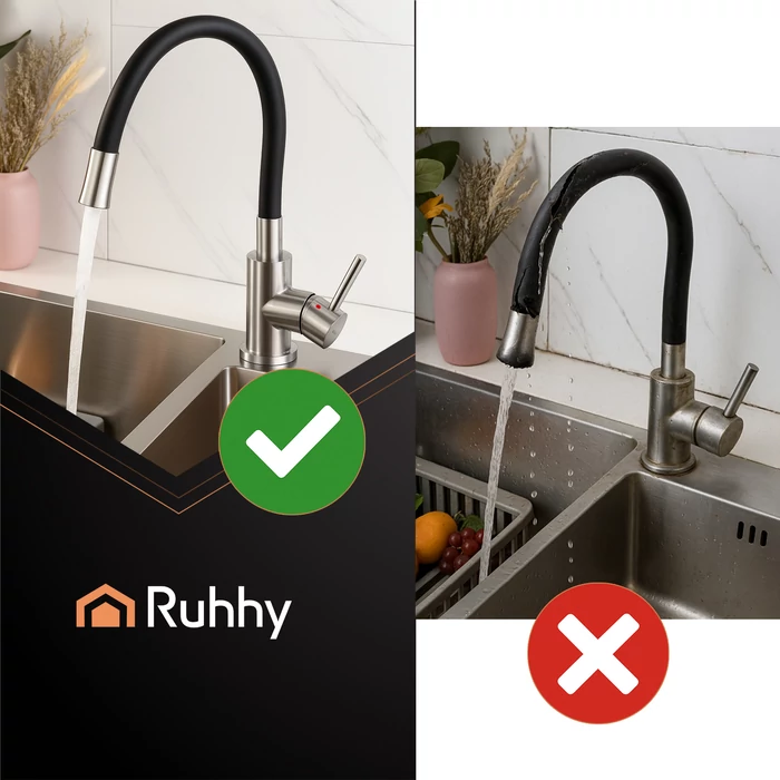 Konyhai csaptelep flexibilis kifolyóval