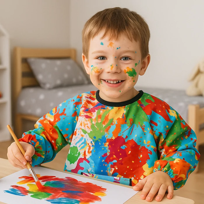 Vízálló védőkötény 4-6 éves gyerekeknek