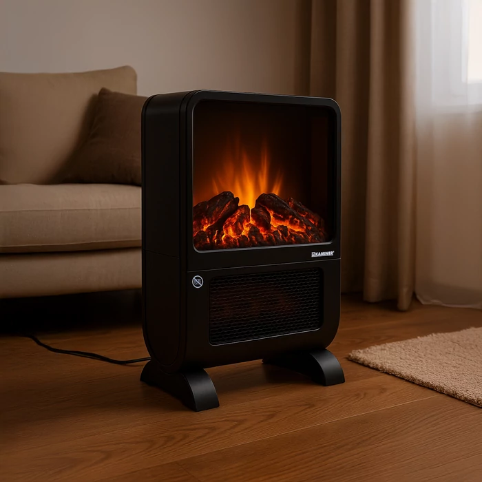 Kaminer lánghatású hősugárzó