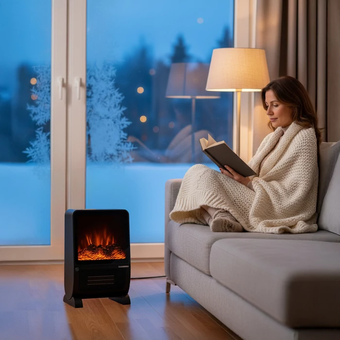 Kaminer lánghatású hősugárzó