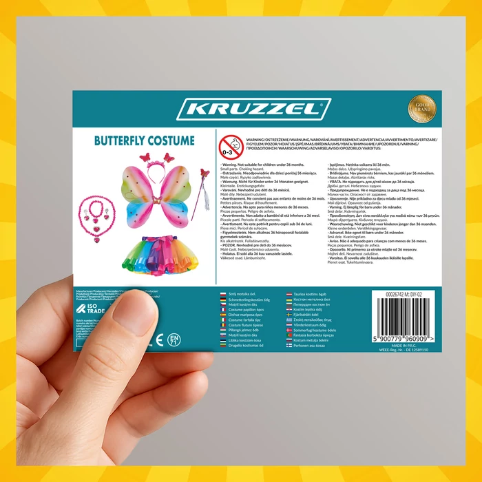 Pillangó jelmez szett (6 részes)