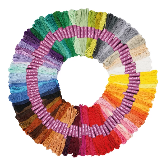 Hímzőkészlet 100 színnel