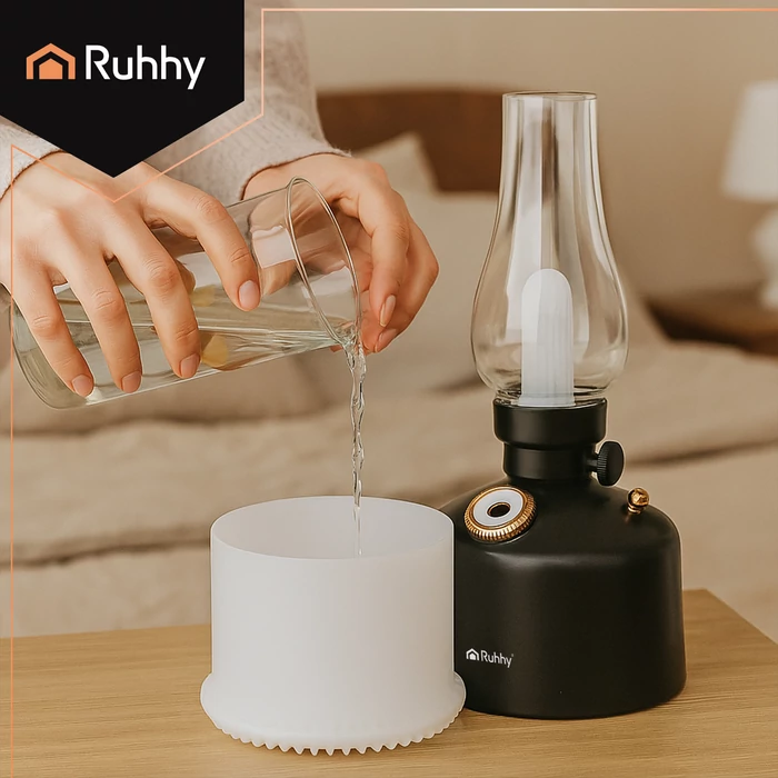 Párásító és éjszakai fény