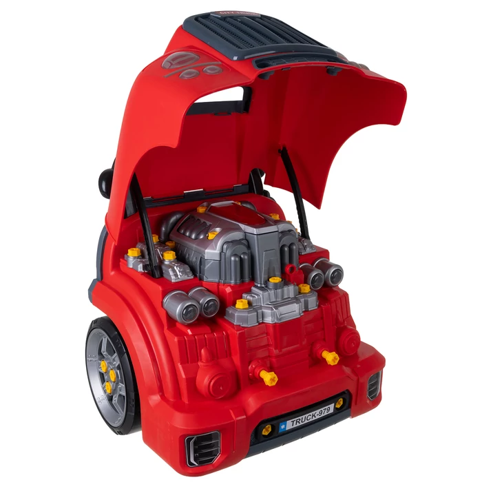 Interaktív autómotor szerelő játék