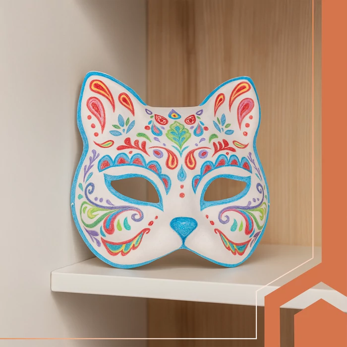 DIY macska álarc készítő