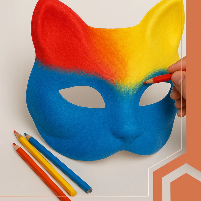 DIY macska álarc készítő