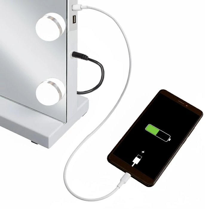 Soulima LED Sminktükör 80x62 cm