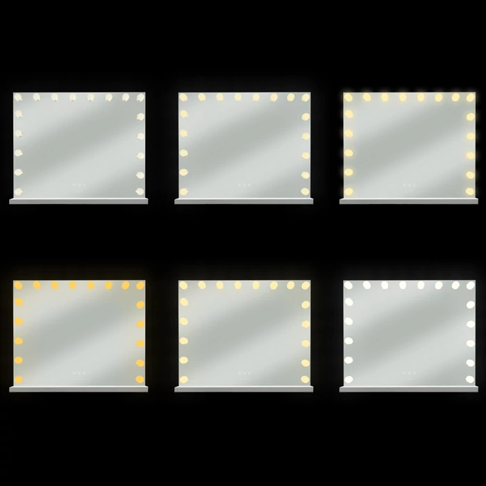 Soulima LED Sminktükör 80x62 cm