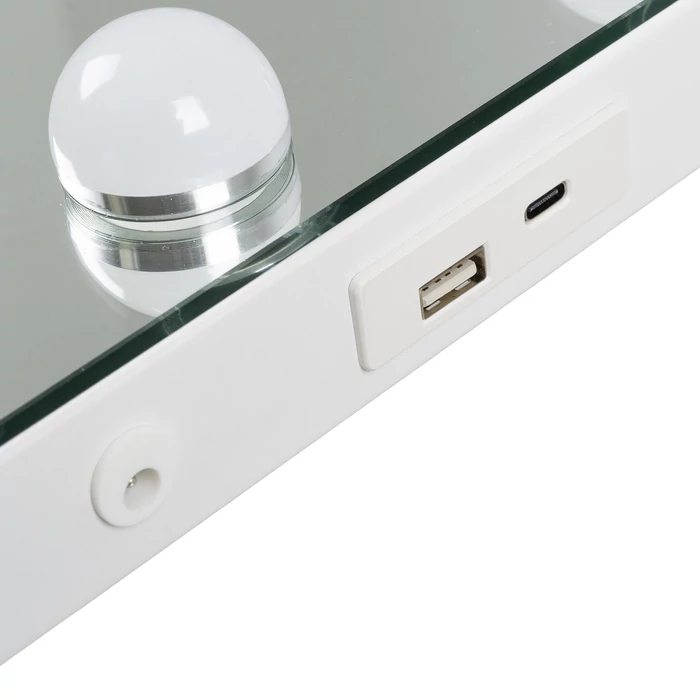 Soulima LED Sminktükör 80x62 cm