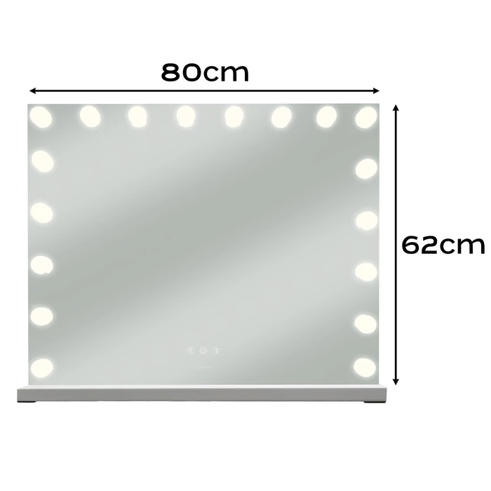 Soulima LED Sminktükör 80x62 cm