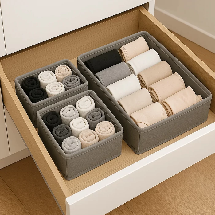 6 darabos fehérnemű rendszerező