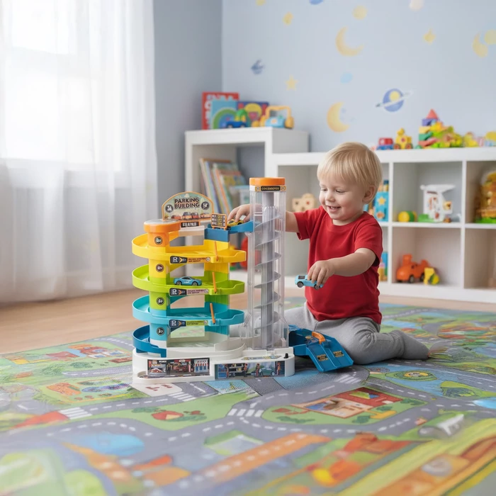 Parkolóház elektromos lifttel