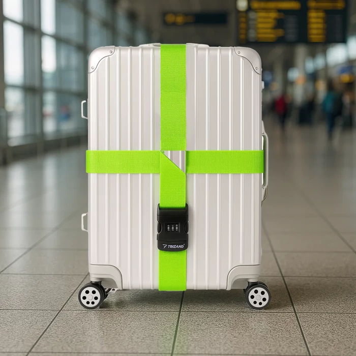 Számzáras biztonsági öv bőröndökhöz