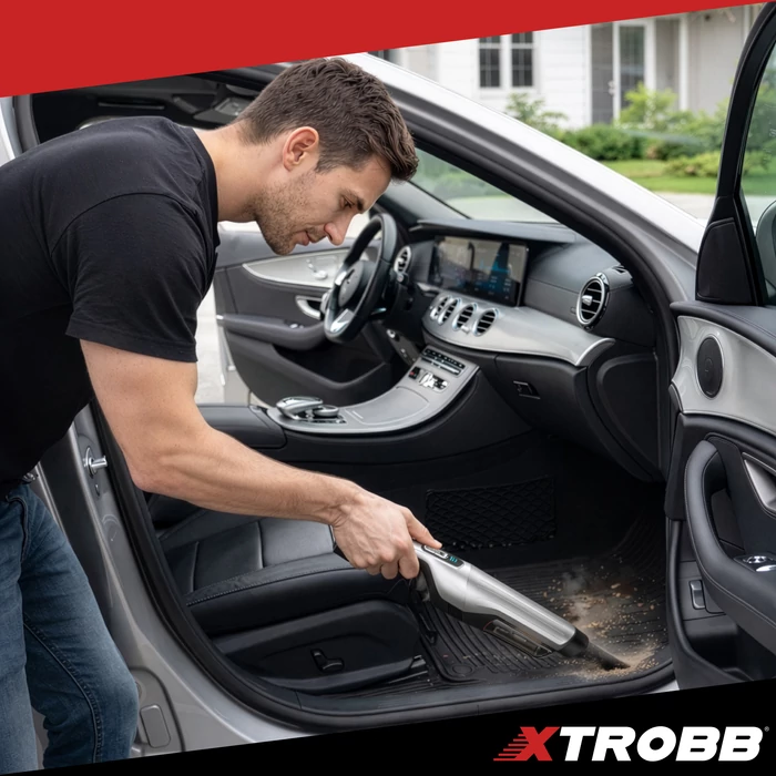 Xtrobb akkus autóporszívó HEPA szűrővel