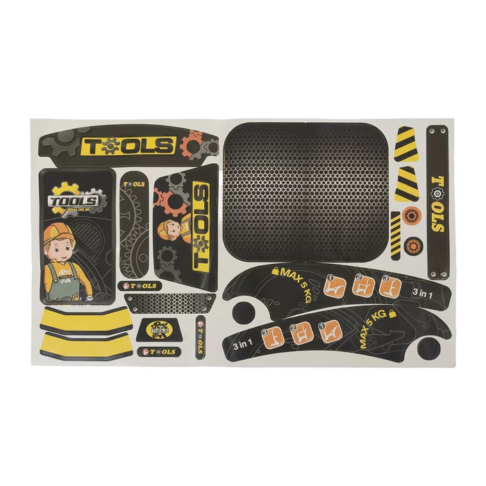 59 darabos 3 az 1-ben műhelykocsi gyerekeknek