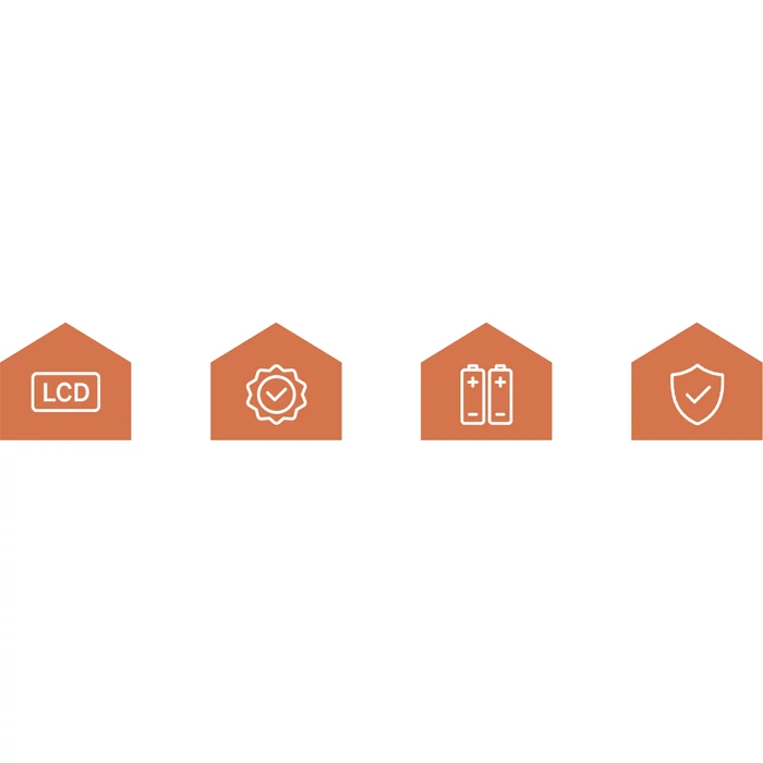 Ruhhy konyhai mérleg LCD kijelzővel, 2 tállal, 2 kg