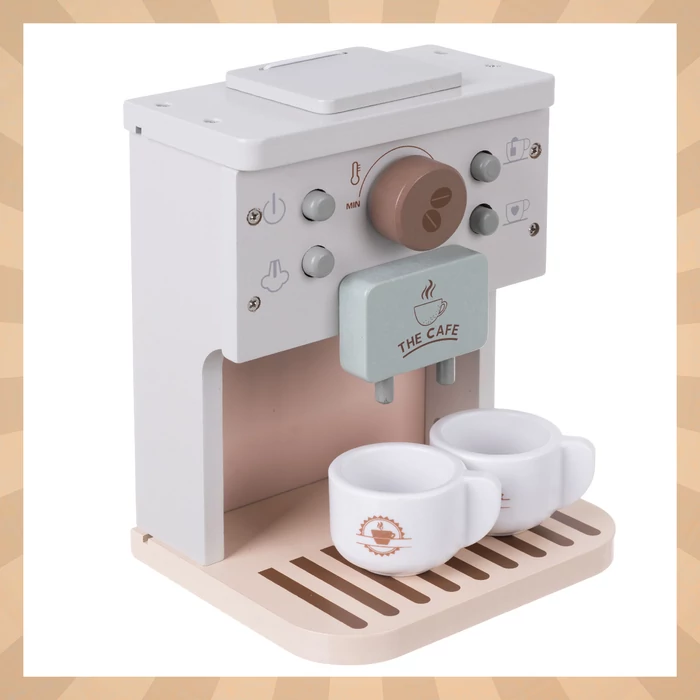 Kruzzel kávéfőző szett gyerekeknek fából