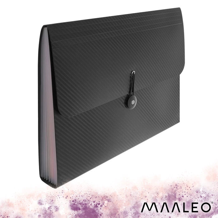 Maaleo 13 rekeszes A4-es iratmappa gumiszalaggal