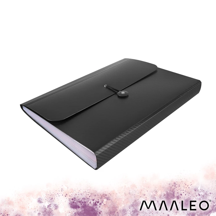 Maaleo 13 rekeszes A4-es iratmappa gumiszalaggal