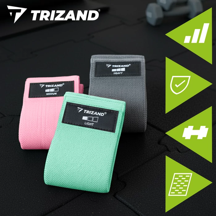 Trizand textil edzőszalag készlet, 3 db, 8-31 kg