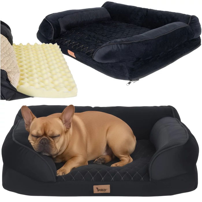 Purlov habszivacs kisállat fekhely cipzáras huzattal, S