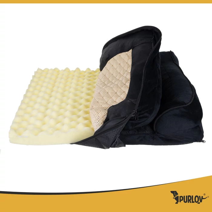 Purlov habszivacs kisállat fekhely cipzáras huzattal, S