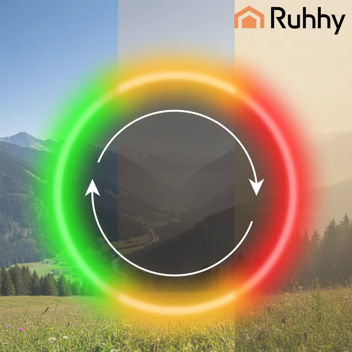Ruhhy ionizáló légtisztító Wifi-irányítással