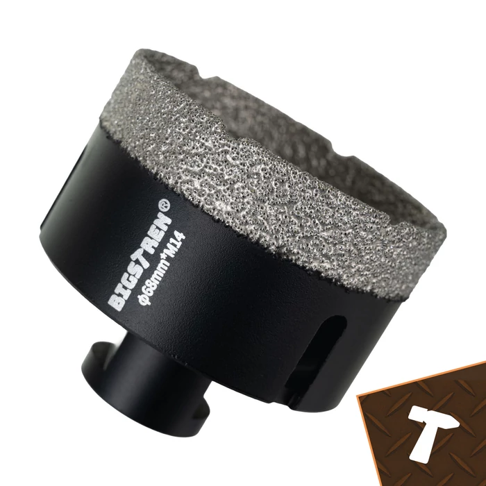 Bigstren gyémánt lyukfűrész készlet fúróadapterrel, 6 db, 6-68 mm, M14