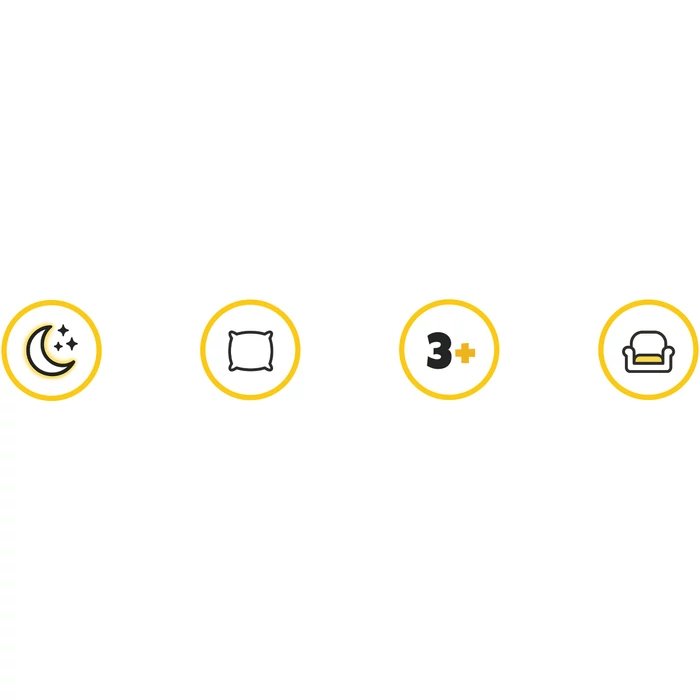 Kruzzel 2 az 1-ben kihúzható gyerekfotelt 