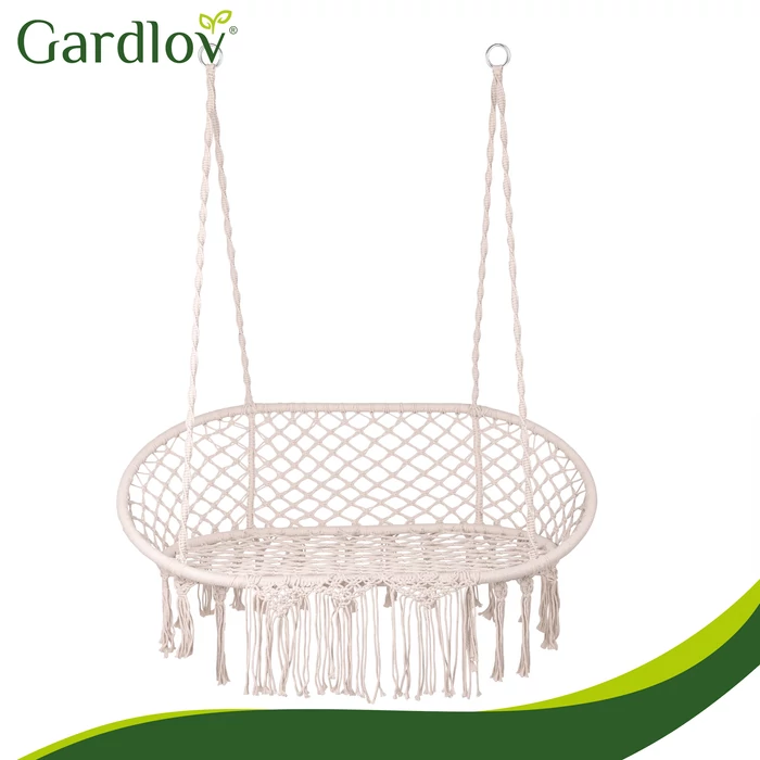 Kétszemélyes gólyafészek hinta - kérmszínű