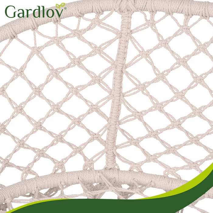 Kétszemélyes gólyafészek hinta - kérmszínű