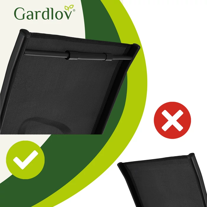 Kerti szék szett - 2 darab