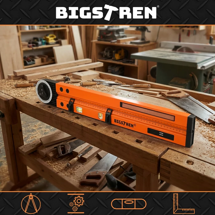 Többfunkciós szögmérő vonalzó