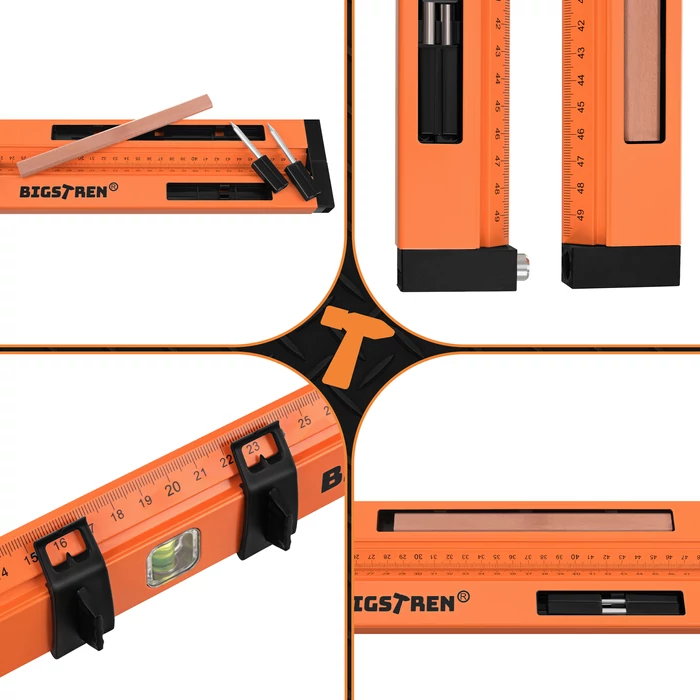 Többfunkciós szögmérő vonalzó