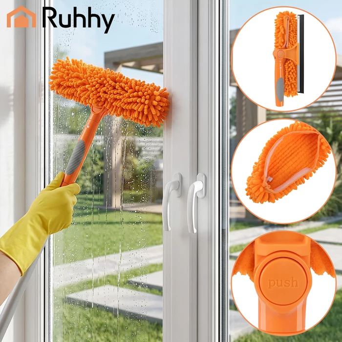 3 az 1-ben teleszkópos ablakmosó