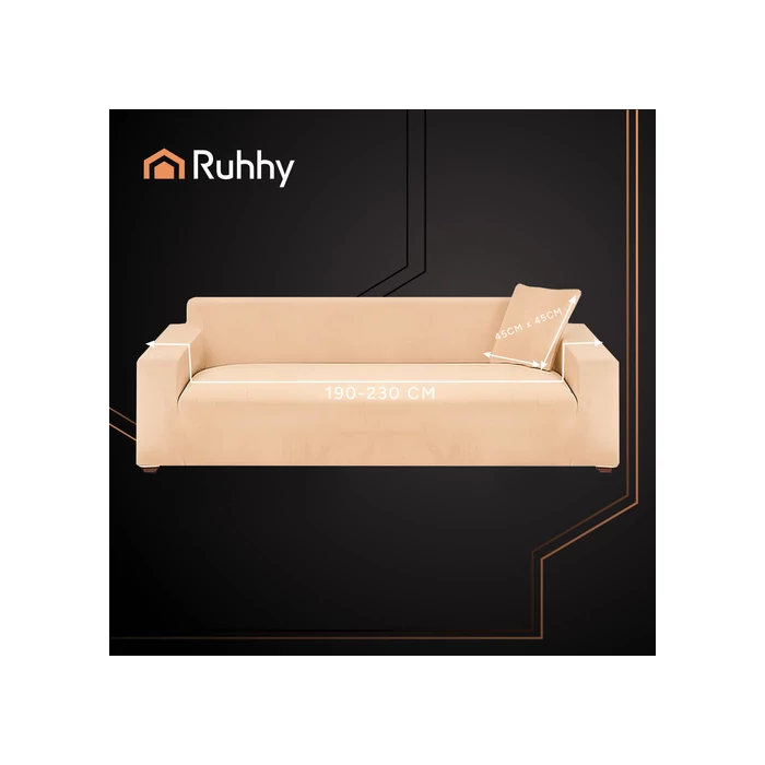 Kanapéhuzat 190-230cm bézs