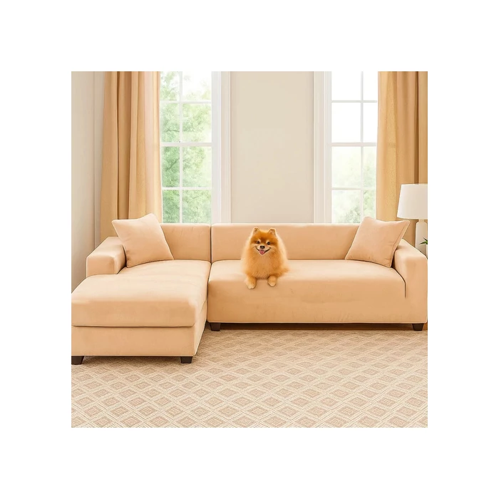 Kanapéhuzat 190-230cm bézs