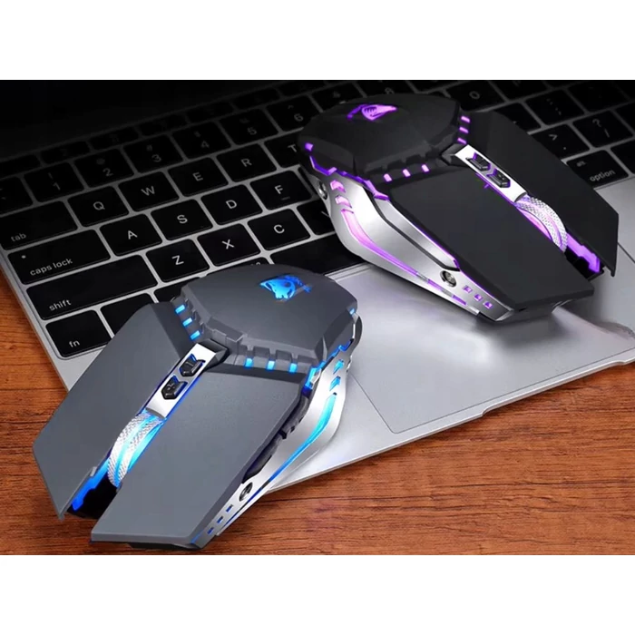 Vezeték nélküli Q15 gamer egér színes háttérvilágítással