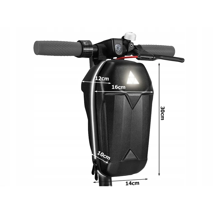 Táska elektromos rollerekhez fényvisszaverővel, 5 literes