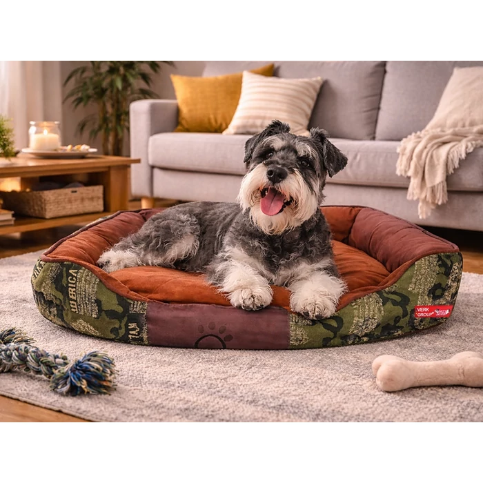 Kutya, macska fekhely, 55 x 70 cm, zöld